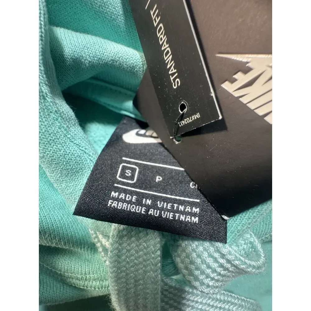 NIKE STANDARD FIT Men Green Hoodie‎ Sz S Brand New